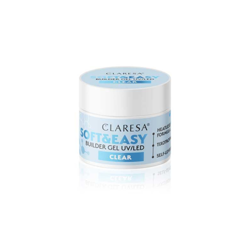 Claresa - Gel costruttore Soft & Easy - Clear - 12 g