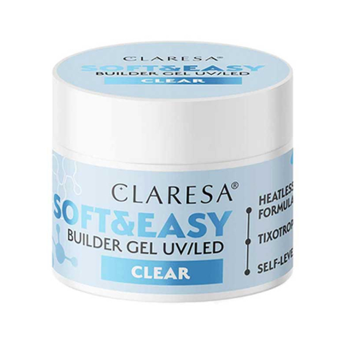 Claresa - Gel costruttore Soft & Easy - Clear - 90 g