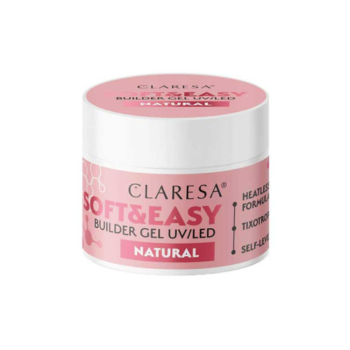 Claresa - Gel costruttore Soft & Easy - Natural - 45 g