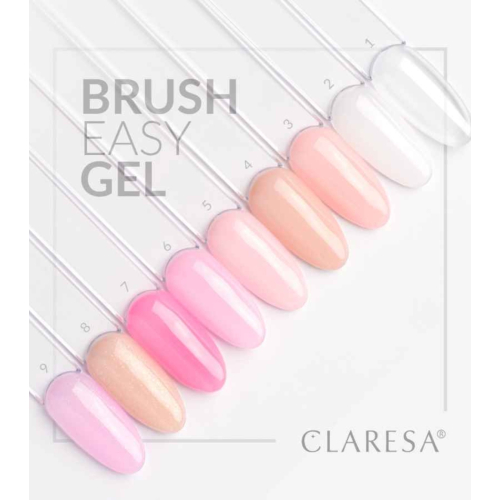Claresa - Gel semipermanente per unghie Brush Easy - 01