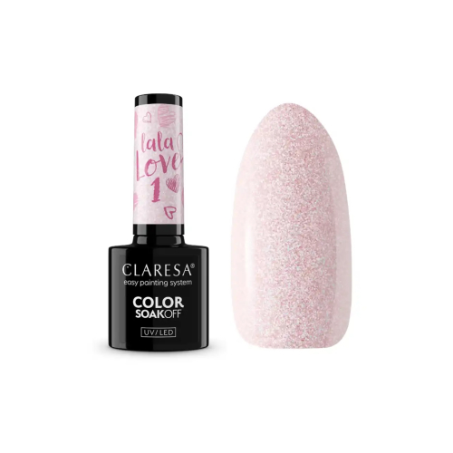 Claresa - *La La Love* - Smalto semipermanente Soak off - 01