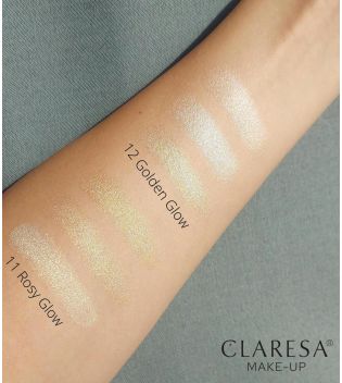 Claresa - Palette di evidenziatori Too glam to give a damn! - 12: Golden Glow
