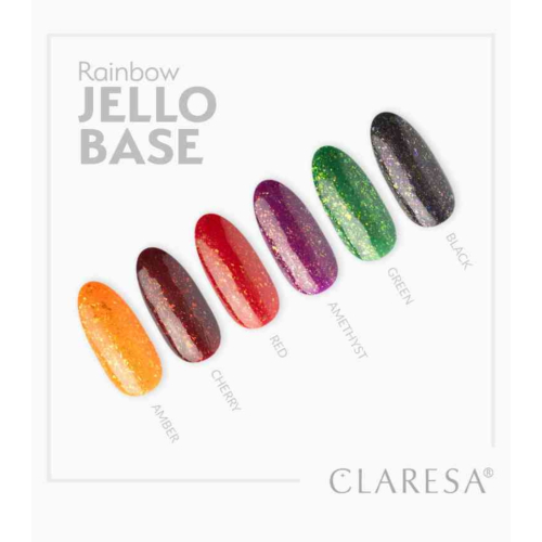Claresa - *Rainbow Jello Base* - Smalto semipermanente - Amber