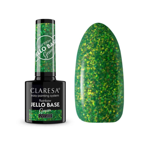 Claresa - *Rainbow Jello Base* - Smalto semipermanente - Green