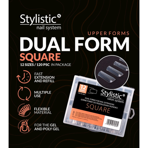 Claresa - Suggerimenti in silicone Dual Forms - Square