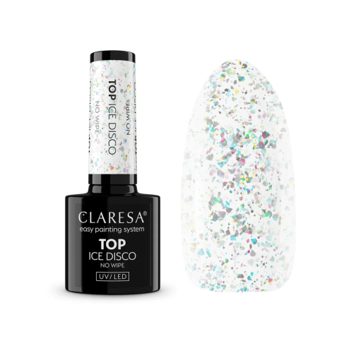 Claresa - Top Coat No Wipe - Ice Disco