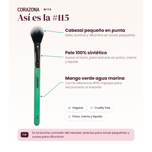 CORAZONA - Pennello Multiuso di Precisione - 115