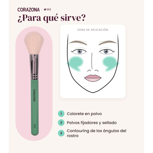 CORAZONA - Pennello per blush - 111