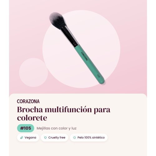 CORAZONA - Pennello fard multifunzione - 105
