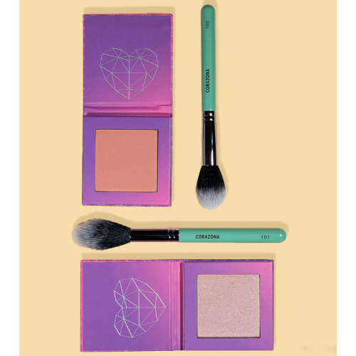 CORAZONA - Pennello illuminante e blush - 101