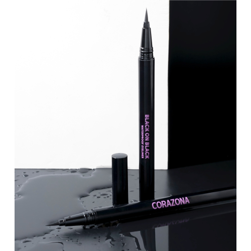 CORAZONA - Eyeliner waterproof Black on Black