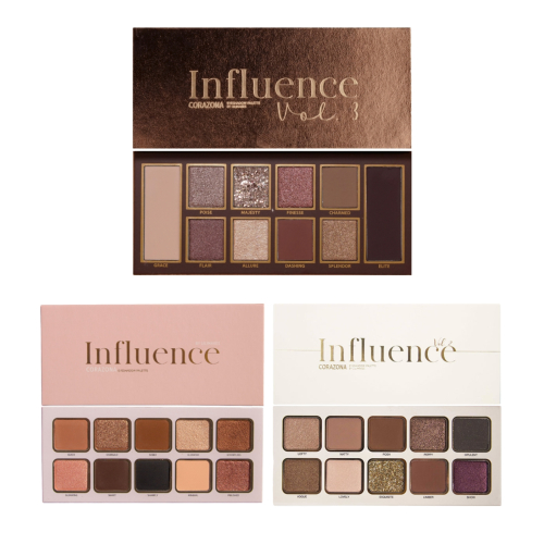 CORAZONA - Influence Collection by Lilimakes - Set di palette di ombretti - Vol.1.2.3