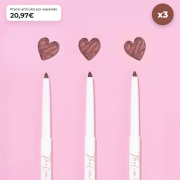 CORAZONA Pack 3 perfilatori Cinnamon Roll The Limit Lip Liner texture cremosa alta pigmentazione finitura opaca formato automatico vegan cruelty free
