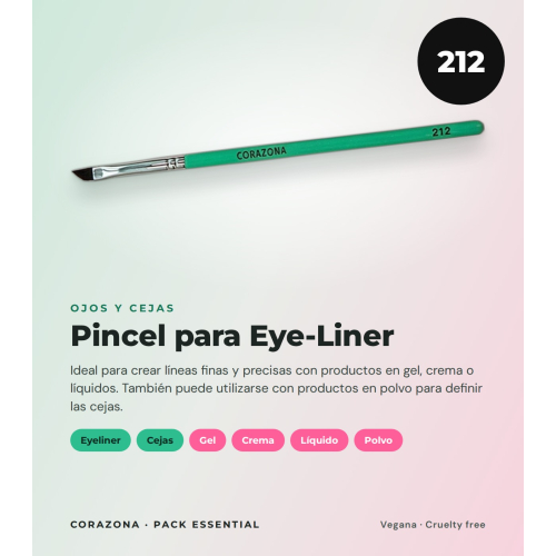 CORAZONA Pack Brochas Essential con 5 Strumenti per Trucco e Regalo Cubilete Vegane e Cruelty Free