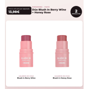 CORAZONA - Pacchetto Dúo Fard Blush In Berry Wine + Honey Rose