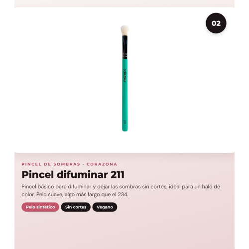 CORAZONA - Pacchetto Look Completo Livin' by Ratolina - Palette di Ombre + 2 Pennelli + Eyeliner + Contorno Labbra