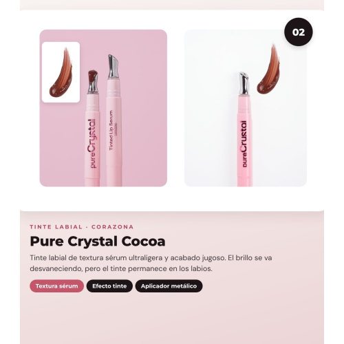 CORAZONA - Pacchetto Trío Labbra con The Limit Cinnamon Roll, Pure Crystal Cocoa e Gloss Up Icy Kiss