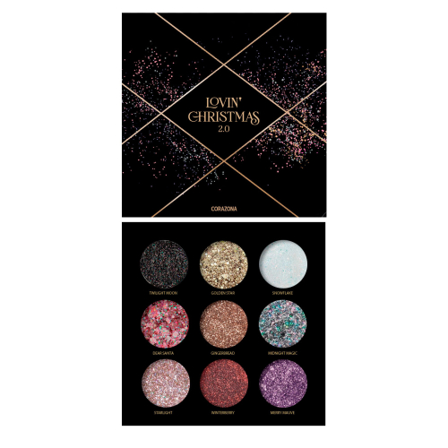 CORAZONA - Palette glitter pressati Lovin' Christmas 2.0