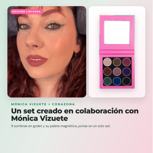 CORAZONA - Paletta di ombre personalizzata Monica Vizuete