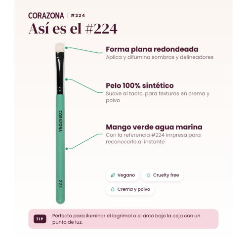 CORAZONA - Pennello per dettagli - 224