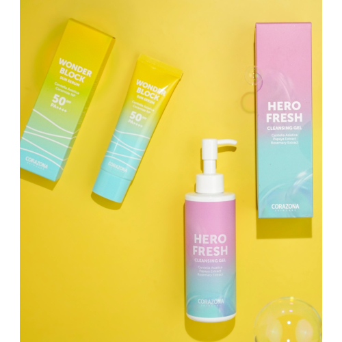 CORAZONA Skincare - Siero solare Spf 50 PA++++ Wonder Block