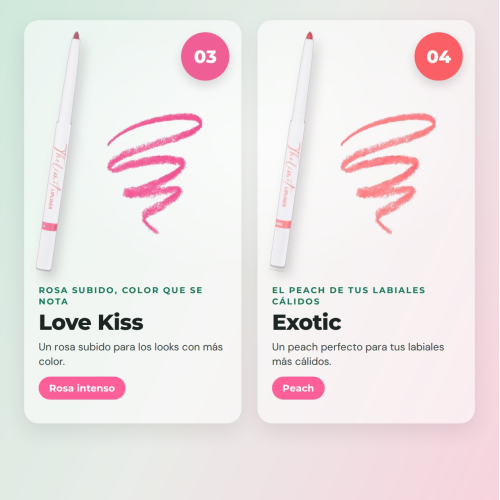 CORAZONA The Limit Full Set  | 8 Profilatori di Labbra Ultrapigmentati con Texture Cremosa e Finitura Opaca Cruelty Free Vegan