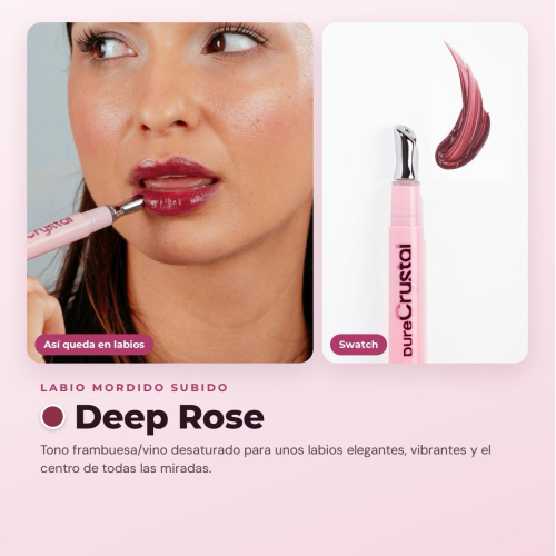CORAZONA - Siero per labbra Pure Crystal - Deep Rose
