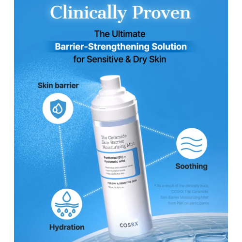 COSRX - Bruma facciale idratante The Ceramide Skin Barrier