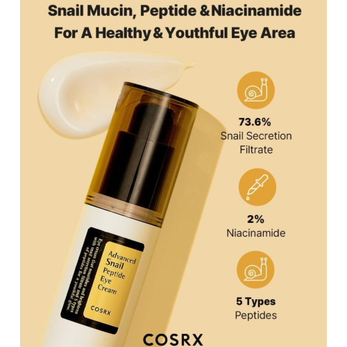 COSRX - Contorno occhi Advanced Snail Peptide