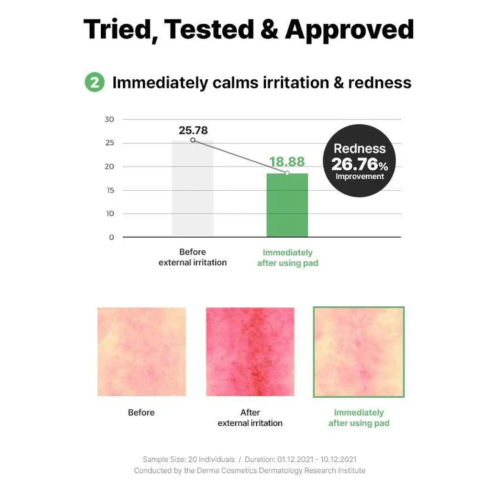 COSRX - Tonico viso lenitivo verde in formato pads.