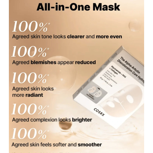 COSRX - Maschere viso illuminanti The Alpha-Arbutin