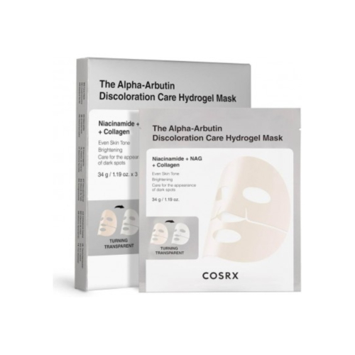 COSRX - Confezione da 3 maschere viso illuminanti The Alpha-Arbutin