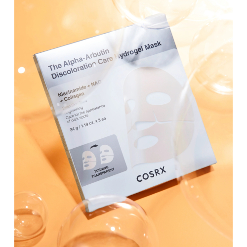 COSRX - Confezione da 3 maschere viso illuminanti The Alpha-Arbutin
