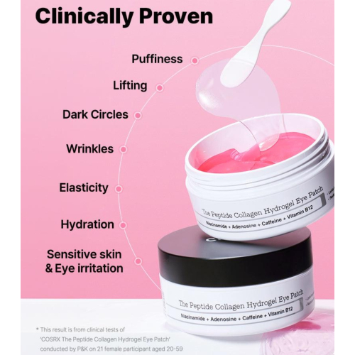 COSRX - Cerotti oculari in idrogel The Peptide Collagen