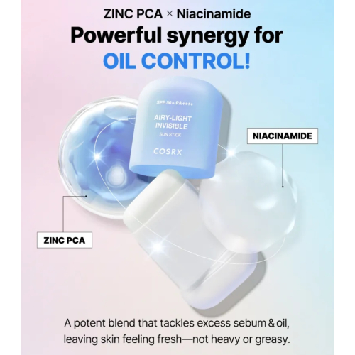 COSRX - Stick solare per il viso Airy-Light Invisible SPF50 PA+++++