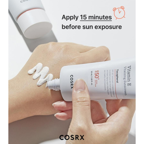 COSRX - Crema solare viso SPF50+ Vitamin E Tocopherol