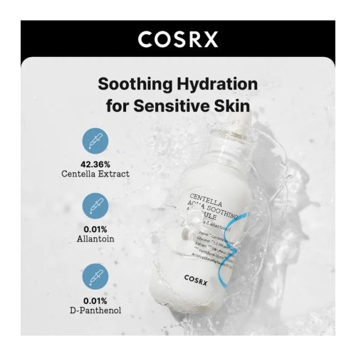 COSRX - Siero viso Hydrium Centella Aqua Soothing Ampoule