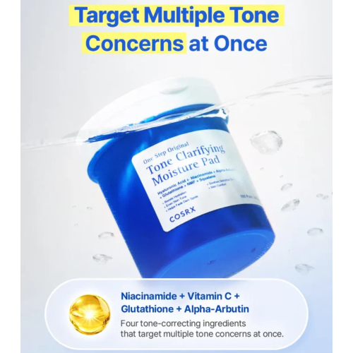 COSRX - Tonico viso idratante in formato dischetti One Step Original Tone Clarifying