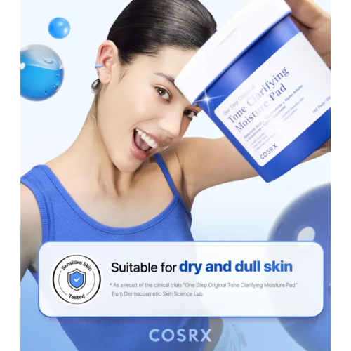 COSRX - Tonico viso idratante in formato dischetti One Step Original Tone Clarifying