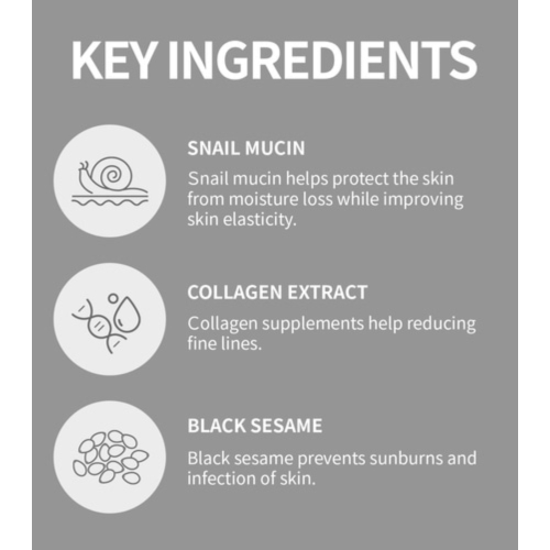 COXIR - Emulsione idratante Black Snail Collagen