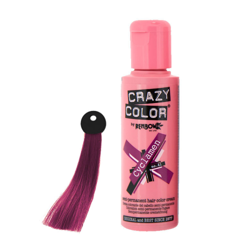 CRAZY COLOR Nº 41 - Crema colorante per capelli - Cyclamen 100ml