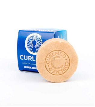 CurlMed - Shampoo solido 100% naturale - Volume, lucentezza e morbidezza