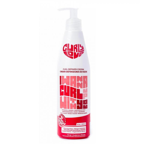 Curly Love - Curl Definer Curl Defining Cream - Avocado, Avena e Marshmallow 450ml