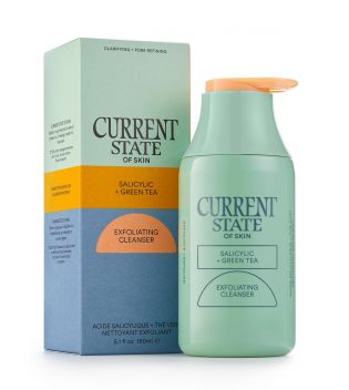 Current State - Acido salicilico e detergente esfoliante per minimizzare i pori del tè verde