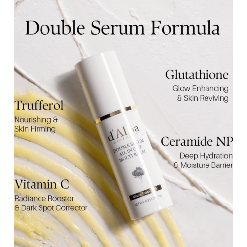 D'Alba - Balsamo viso multiuso Double Serum All In One