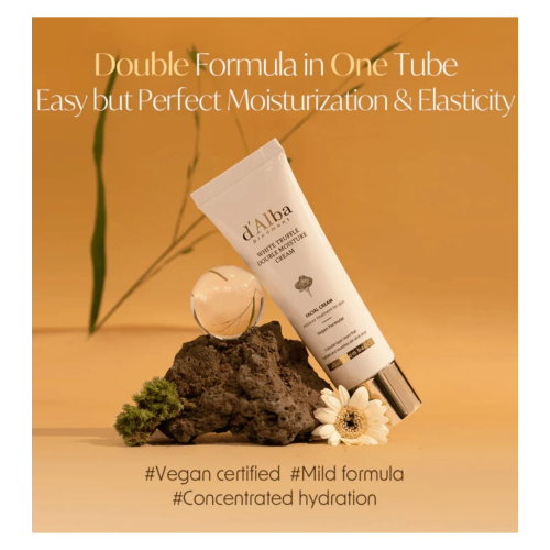 D'Alba - Crema viso idratante Double White Truffle