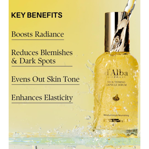 D'Alba - Siero viso illuminante Vita Toning Capsule