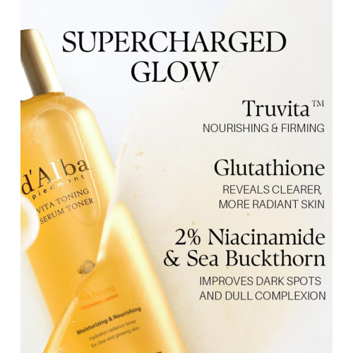D'Alba - Siero tonificante illuminante per il viso Vita Toning