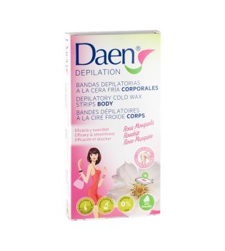 Daen - Strisce corpo capelli rimozione freddo ceretta - rosa canina