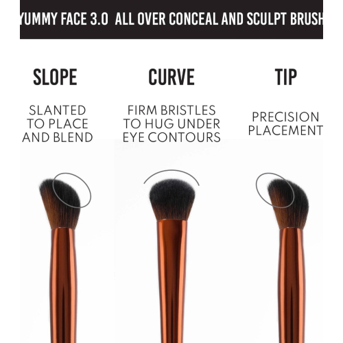 Danessa Myricks - Pennello per correttore e contouring Yummy Face 3.0 All Over Concealer